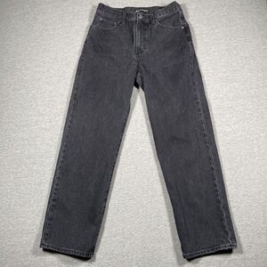 Denim Forum Jeans Womens 28x30 Black The 90s Marlo High Rise Baggy Relaxed Y2K